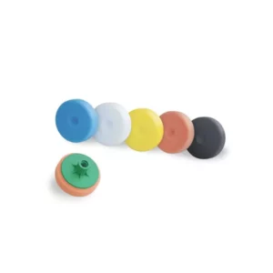 BOLL polírozószivacs, fekete, puha, M14 menetes, 80 mm – 0030107