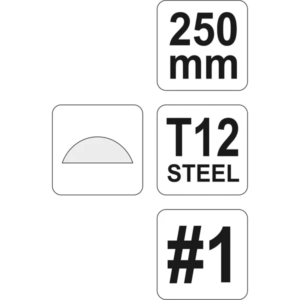 YATO fémreszelő félkerek 250 mm 1 – YT-6226